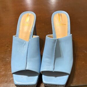 Sam Edelman Light Blue Mules